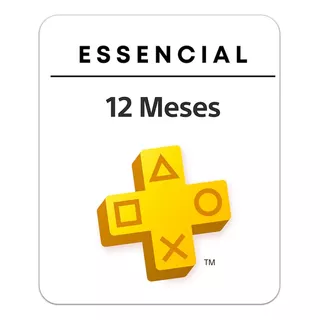 Cartão Psn Plus Essential 12 Meses Brasil Assinatura Gift Ca