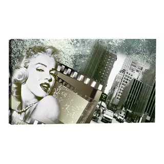 Quadro Decorativo Cinema Retrô Marilyn Monroe 55x100 R6