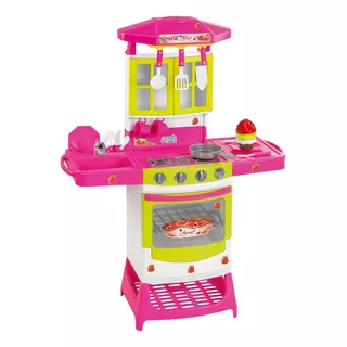 Cozinha Infantil Moranguita Ref. 8021 - Magic Toys Cor Rosa