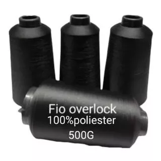 Kit Fio Overlock 100% Poliéster 167/48 X 4 Cones 500g Cada