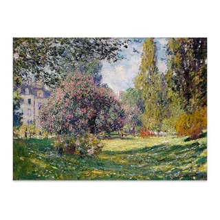Cuadro Canvas Fine Art Parc Monceau Claude Monet 59x82 M Y C