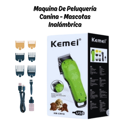 Máquina De Afeitar Para Mascotas Kemei Km-cw10