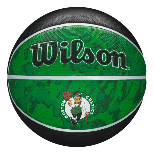 Balón Baloncesto Basketball Wilson Tidye Nba #7 Color Verde oscuro-Boss Celtics