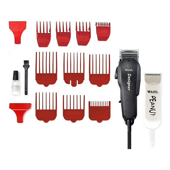 Set Maquina Rasuradora Para Cortar Cabello Whal + Peanut Pro