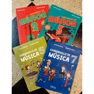 Cuadernillos De Música 2, 3, 5 Y 7