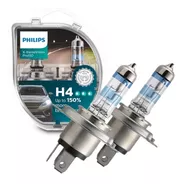 Par De Lâmpada Philips H4 X-treme Vision Pro 150% Halogênio 