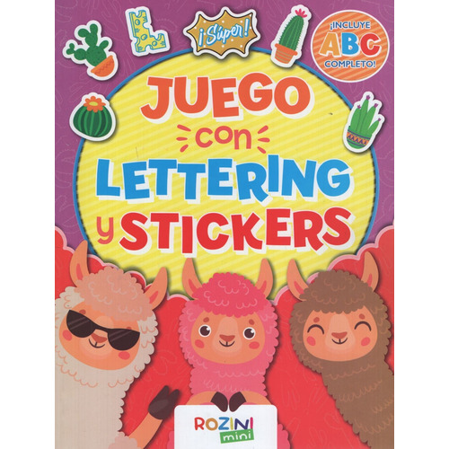 Juego Con Lettering Y Stickers