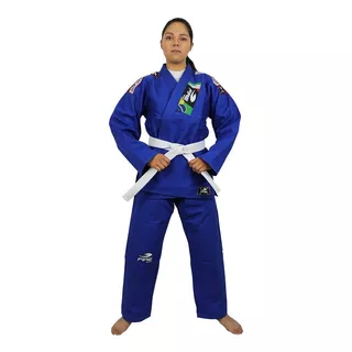 Gi Kimono Fire Sports® Jiu Jitsu Azul Adulto Brasileño 550g