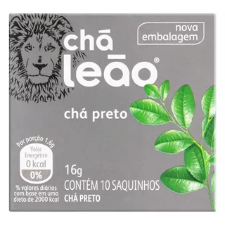 Chá Leão Preto Em Sachê 16 G 10 U