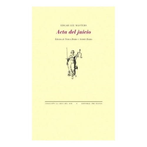 Actas Del Juicio - Edgar Lee Masters - Pretextos Arcadia Lib