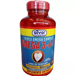 Triple Omega Complex 3 6 9 300 Cáps - Unidad a $533