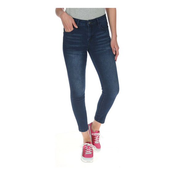 Jeans Caterpillar Symbol Skinny Indigo Wash Para Dama