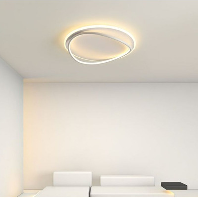 Lámpara Plafón Aplique Led Daxa Blanco 54w 50cm Deco Dx