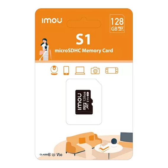 Tarjeta De Memoria Micro Sd 128gb Clase 10 Imou