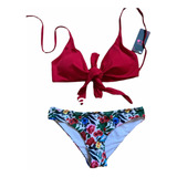 Bañador Rojo Bikini Sexy 2 Piezas