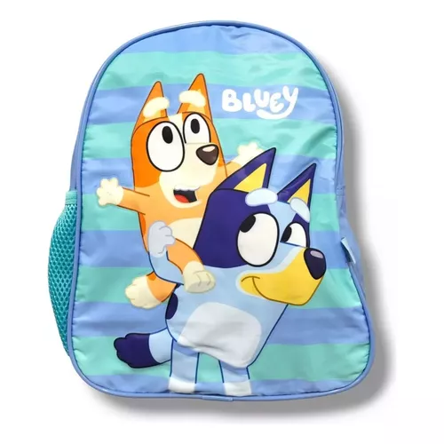 Bluey Mochila 12 PuLG Con Carro Jardin Disney Original