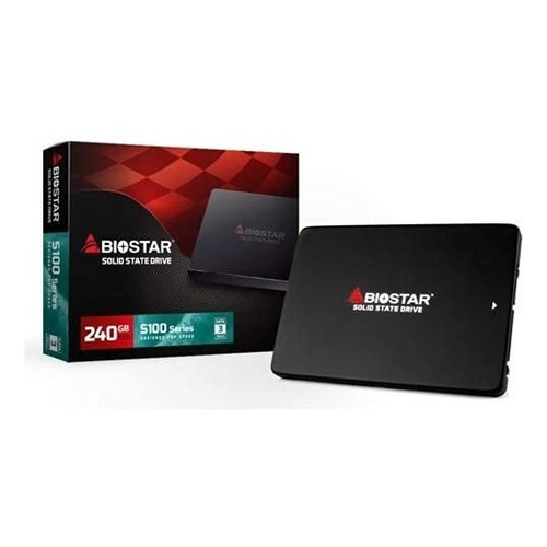 Disco Solido Ssd Biostar 240gb 2.5 Serie S100 Color Negro