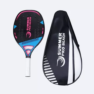 Raquete De Beach Tennis Carbono Summer Pro Performance Pink 