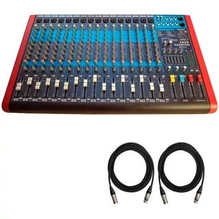 Mesa De Som Soundvoice Ms16.4 16 Canais Bluetooth/gravador