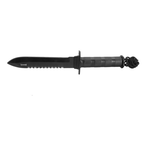Cuchillo De Supervivencia Mendoza Mc-034 Con 11 Accesorios Color Negro