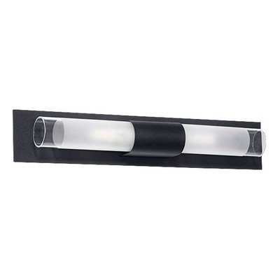 Aplique 4 Luces Punto Negro Diseño Vidrio Con Led G9 1904 Rd