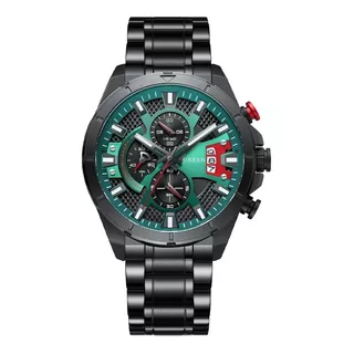 Reloj Curren 8401 Cuarzo Acero Inoxidable Cronógrafos Resist