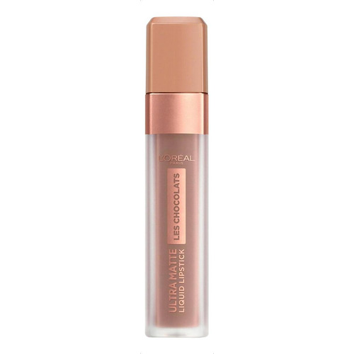 Labial L'Oréal Paris Ultra Matte Les Chocolats Infallible color bittersweet