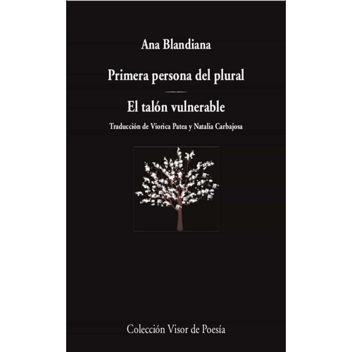 Primera Persona Del Plural / El Talón Vulnerable, De Blandiana, Ana. Editorial Visor Libros, S.l. En Español