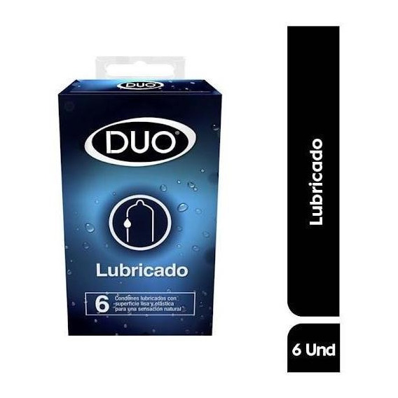 Condon Duo Normal Lubricado Caja X 6 Und