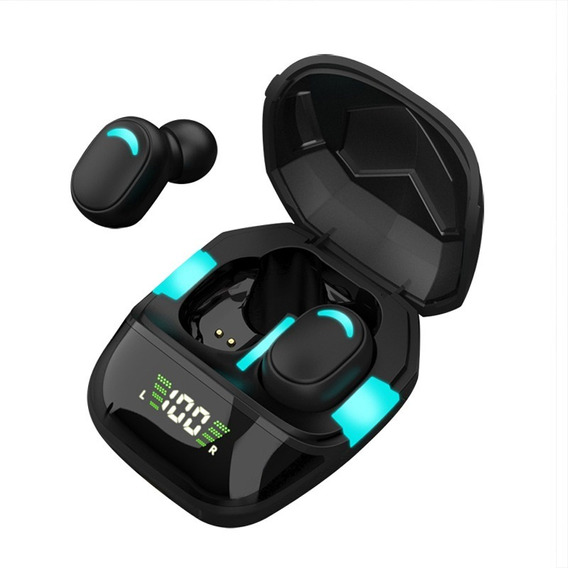 Audífonos Bluetooth 5.0 G7s Tws Hq Inalámbricos Gamer Color Negro Color de la luz Azul
