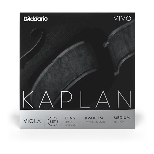 D'Addario Kaplan Kv410 Lm Set De Cuerdas Kaplan Vivo Para Viola 