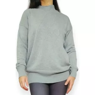 Sweater Media Polera Tramado En Bremer 