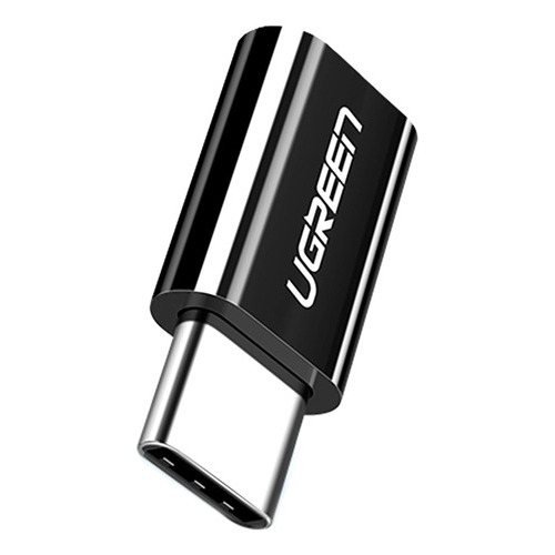 Adaptador Ugreen Micro USB-C, color negro