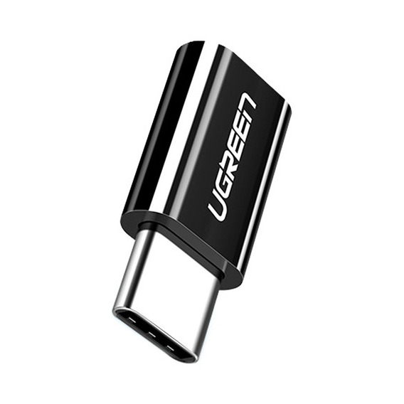 Adaptador Ugreen Micro USB-C, color negro