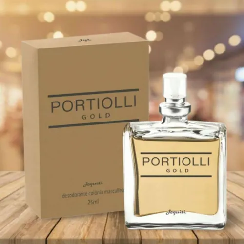 Colonia Portiolli Gold Perfume Jequiti para hombre 25 ml