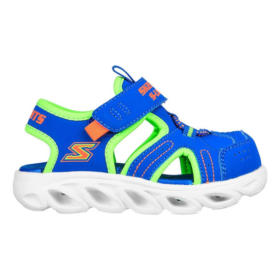 Sandalia Skechers Para Niño Con Velcro Y Con Luces Comodo