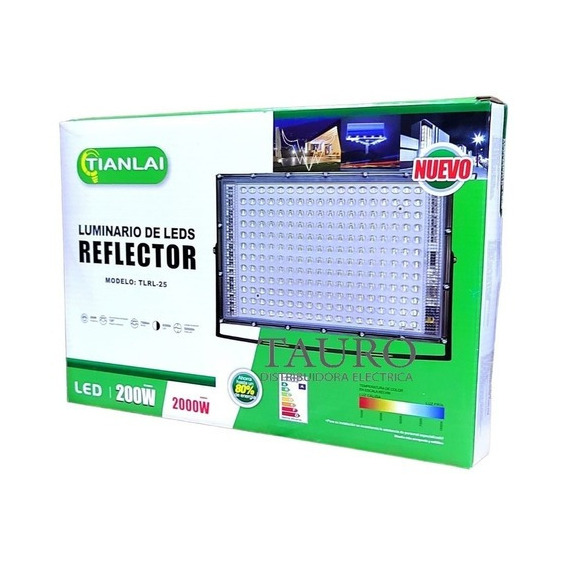 Reflector Led 200w Lupas 2000w Alta Potencia Exterior 