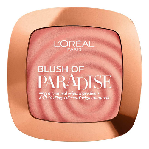 Rubor L'Oréal Paris Blush Of Paradise polvo tono rosa melon