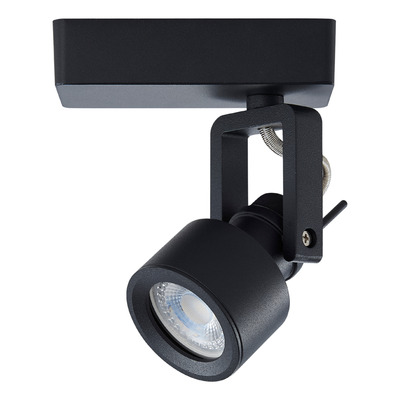 Aplique 1 Luz Spot Negro Movil Dicro Led Gu10 U1331n Mks