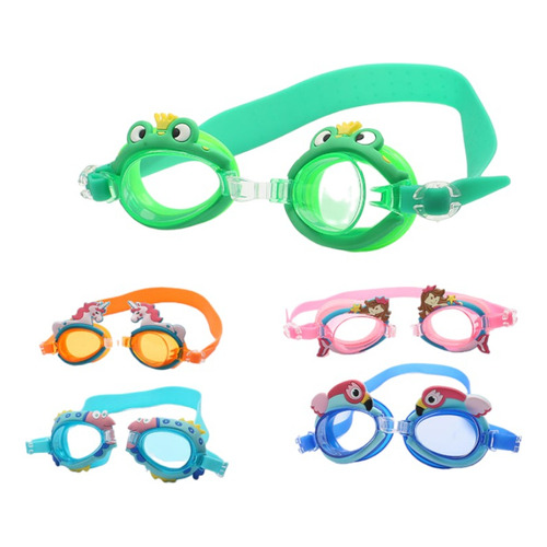 Lentes De Natación Niño. Gafas De Agua Anti Empañante Unisex Color Verde