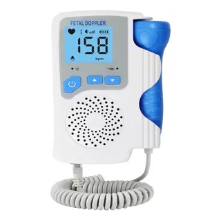 Sonar Fetal Doppler Fetal Batimentos Do Bebe Azul