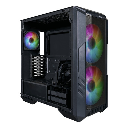 Gabinete Gamer Cooler Master H500 Kgnn S00 Atx/micro Atx /v Color Negro
