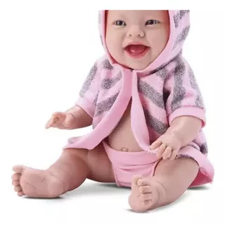 Boneca Baby Babilina Banho 23 Cm C/ Manta - 138751