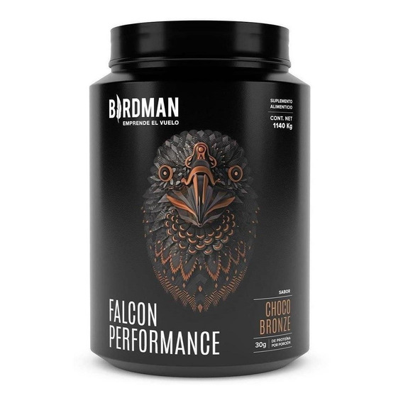 Birdman Falcon Performance Proteina Vegetal Premium 1.140 Kg Sabor Choco bronze