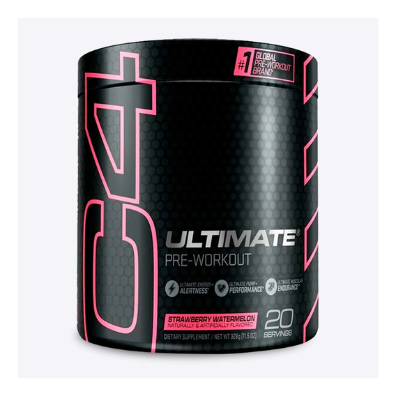 Suplemento en polvo Cellucor  C4 Ultimate cafeína sabor strawberry watermelon en pote de 328g