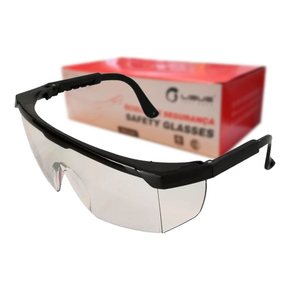 Anteojo Seg Argon Transparente Anti Rayadura X 10 Uni Libus