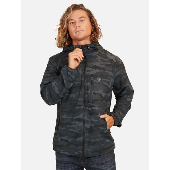 Cortaviento Camo Stretch Multicolor Hombre Maui And Sons