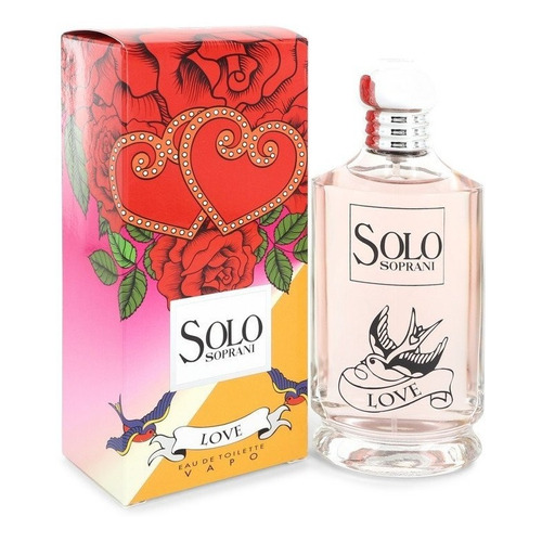 Perfume de mujer Luciano Soprani Solo Love, 100 ml Edt