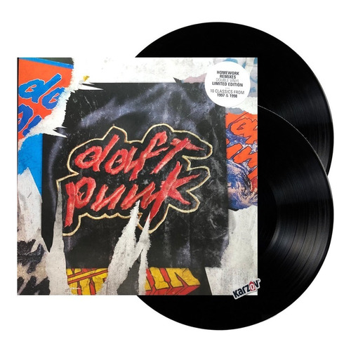 Vinilo Daft Punk / Homework Remixes Ltd / Nuevo Sellado