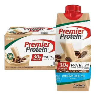 Premier Proteina Shakes Bebida Diabéticos S/cafe 15pack Sabor Cafe Latte